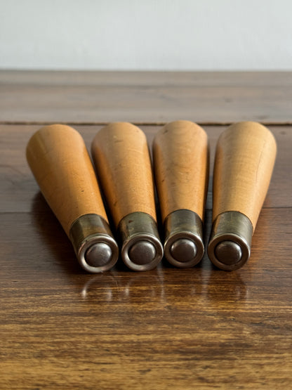 Replacement/Reclaimed MCM Furniture Legs with Metal Caps