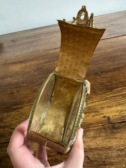 Vintage French Jewlery Box Glass Display - Condition Issues