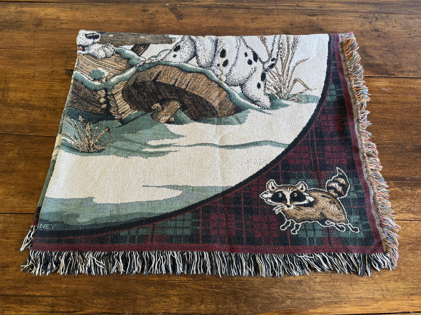 Vintage 101 Dalmatians Disney Tapestry Throw Blanket