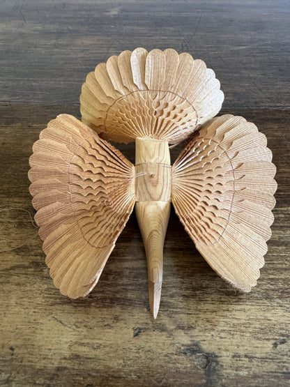Layered Wood Bird Decoration Standing or String Hanger