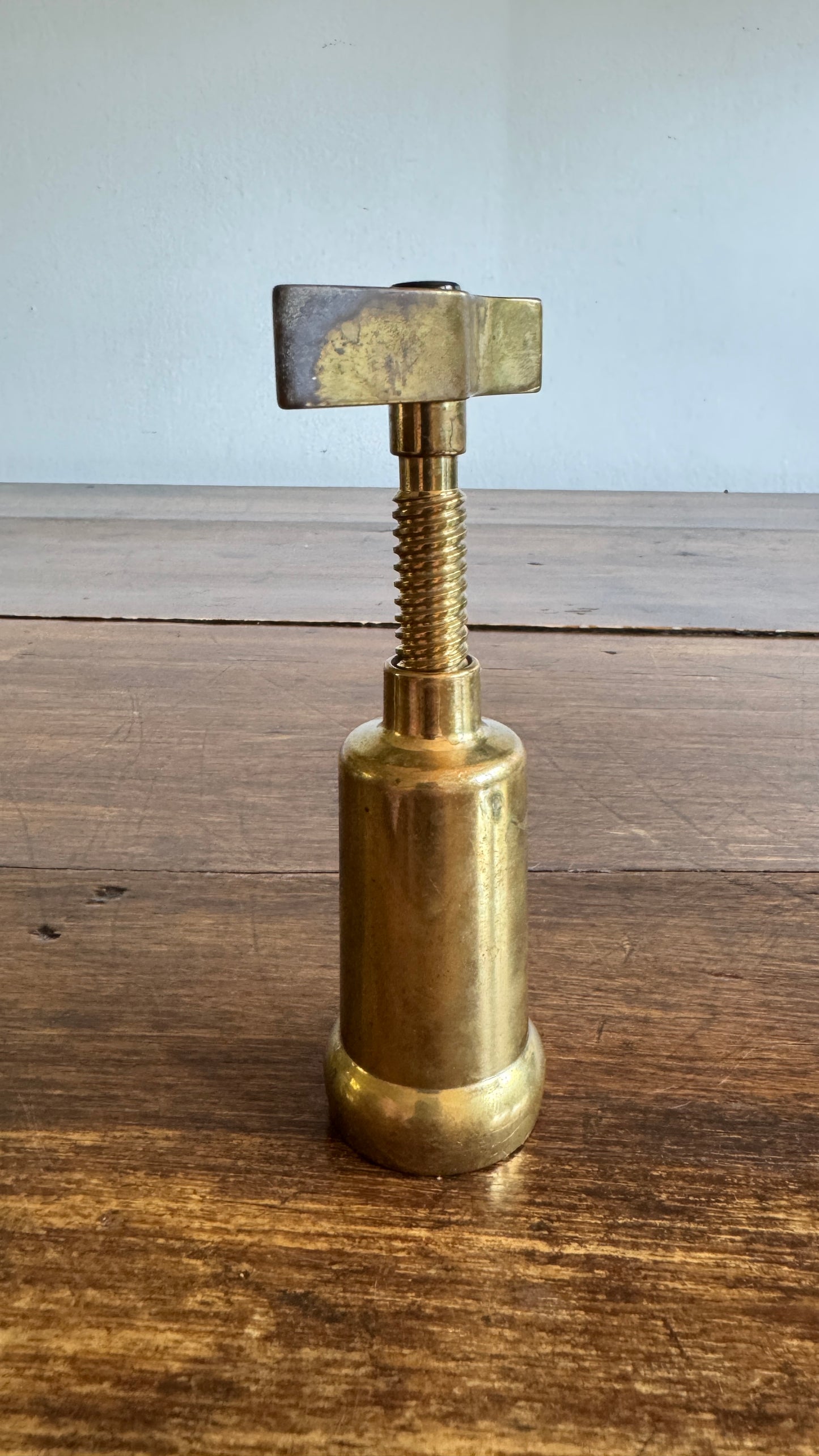Vintage Brass Wine Corkscrew - Made in Italy