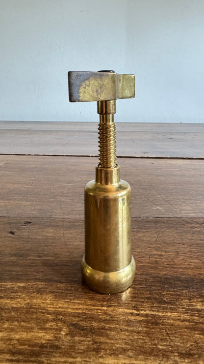 Vintage Brass Wine Corkscrew - Made in Italy
