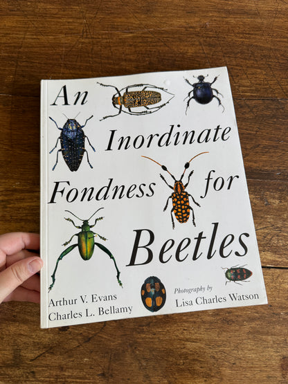 An Inordinate Fondness for Beetles Book by Evans and Bellamy 2000 - Printed in PR China