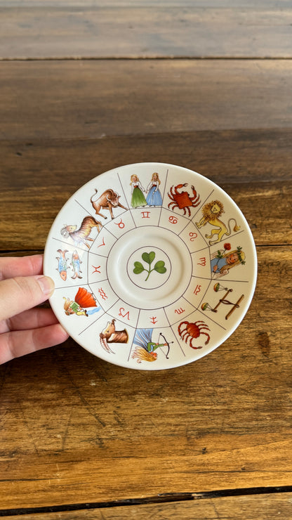 Vintage 1985 Royal Kendal Zodiac Saucer Plate - Made in England