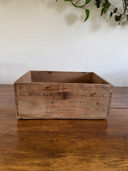 Polar Forcite Gelatin Wooden Crate