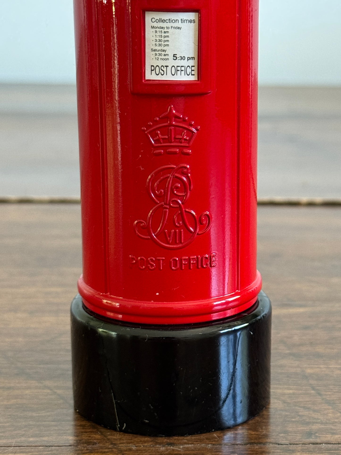 British Red Postbox Money Box - Piggy Bank Shaped Like Mail Box