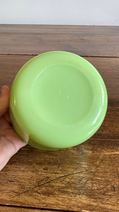 Vintage Jadeite Green Glass Dish by McKee - Glows