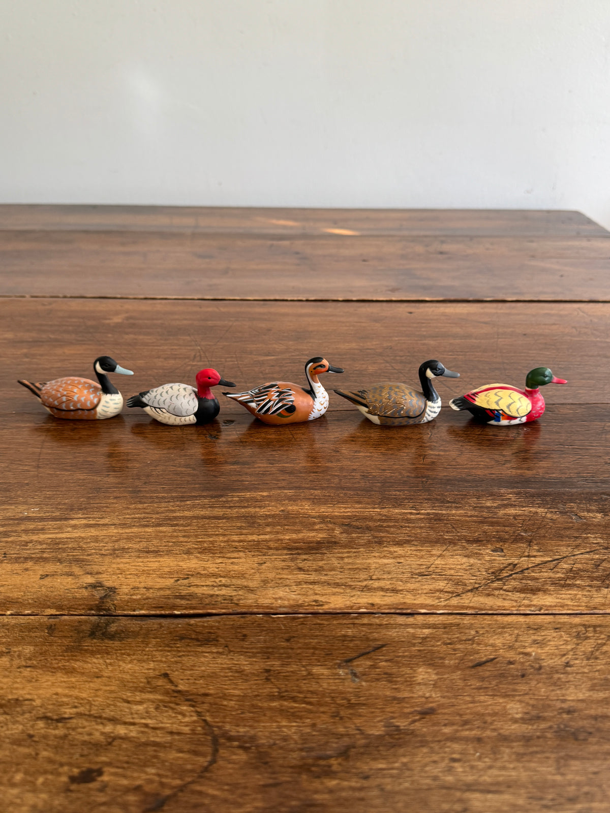 PICK ONE: Single Vintage Miniature/Small Plastic Duck or Goose Figurine