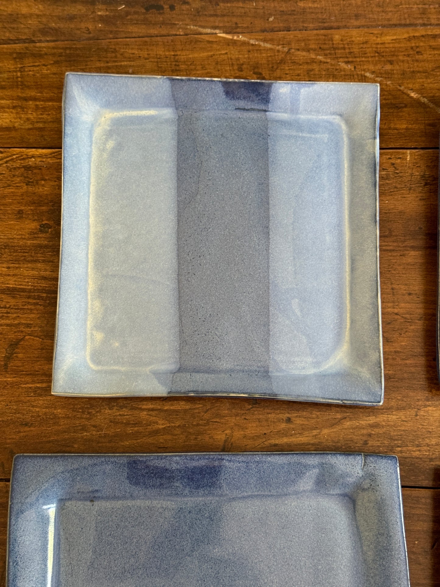 Pick One: Hand Crafted Pottery Mixed Blue Plates
