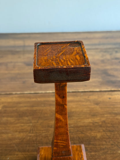 Hand Crafted Wood Display Stand - Squared Hat Stand