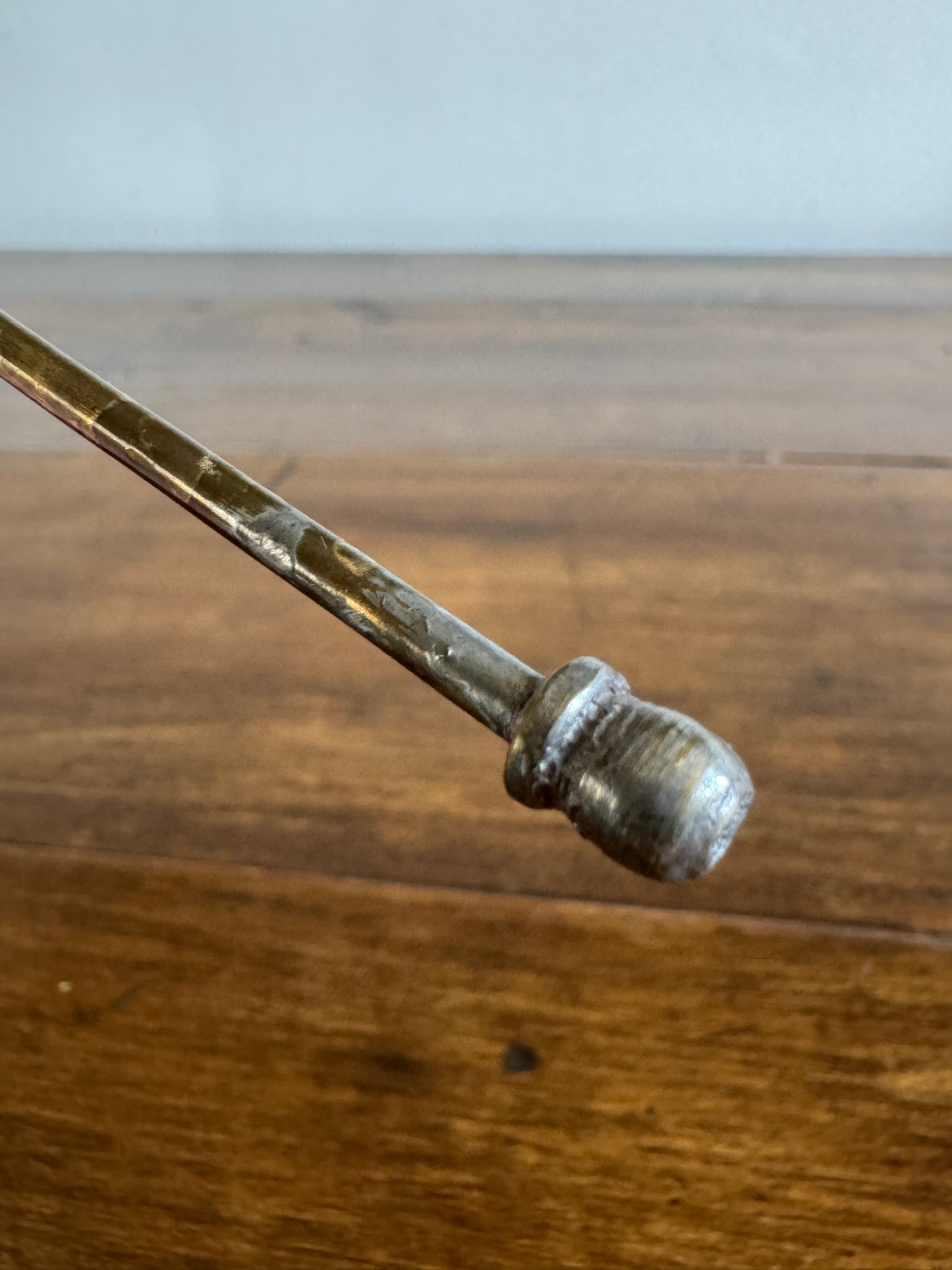 PICK ONE Vintage Brass Candle Snuffer - Etched Bell or Smooth Bell
