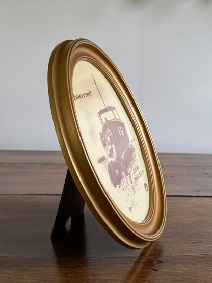 Vintage Plastic 8x10 Oval Photo Frame
