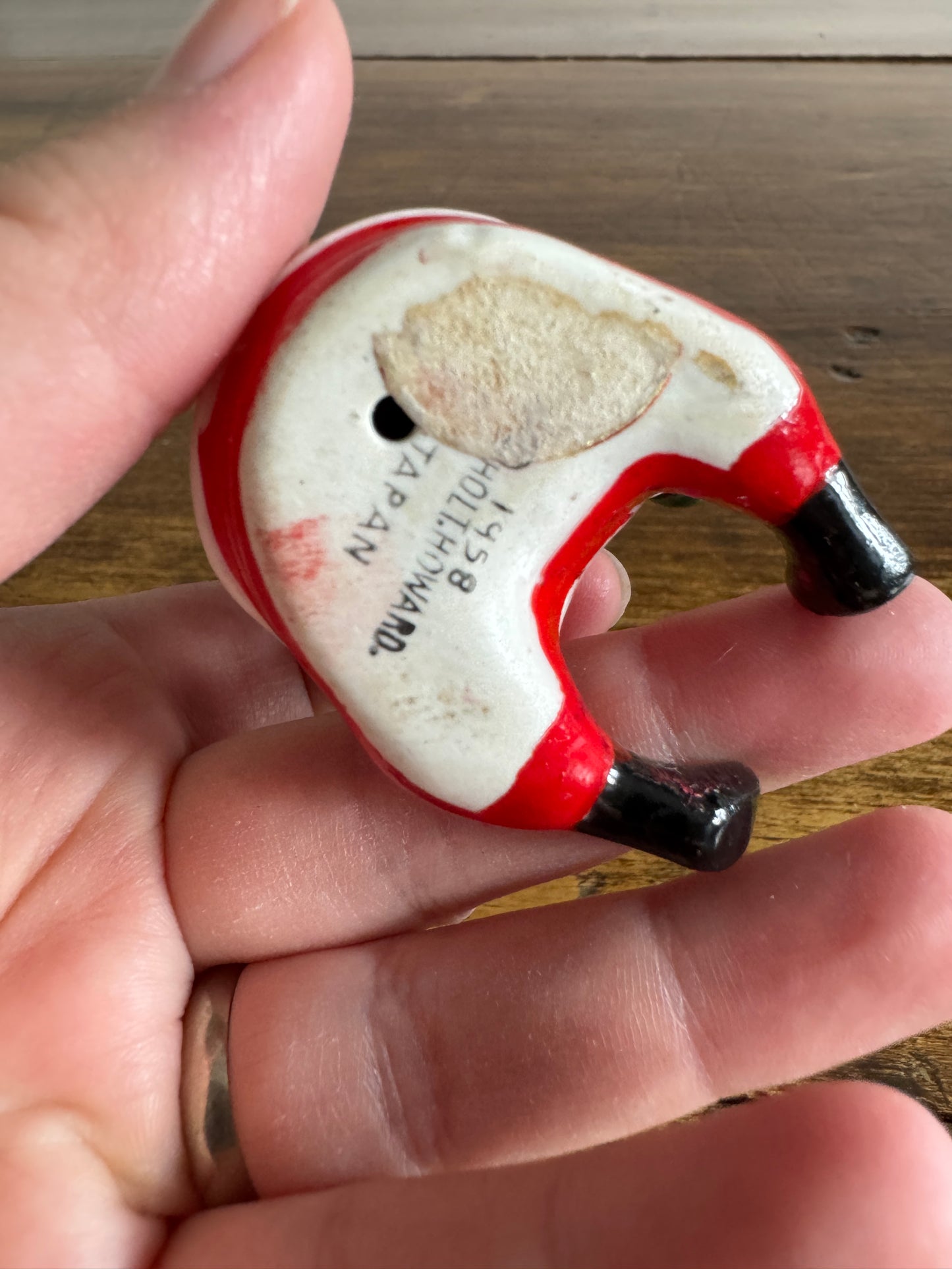 Vintage Holt Howard Santa Candle Hugger - Condition Issues