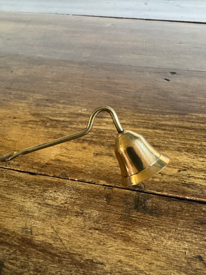 Miniature Brass Snuffer with Simple Twist Handle - A