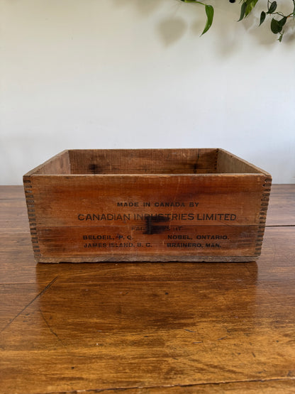 Polar Forcite Gelatin Wooden Crate