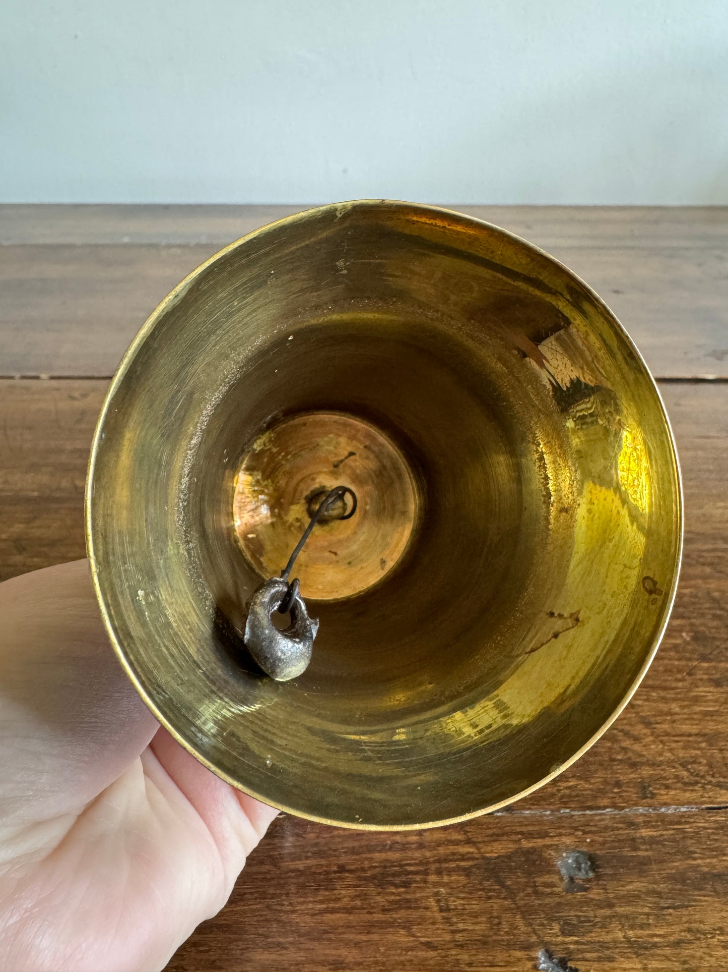 Vintage Brass Anchor Bell