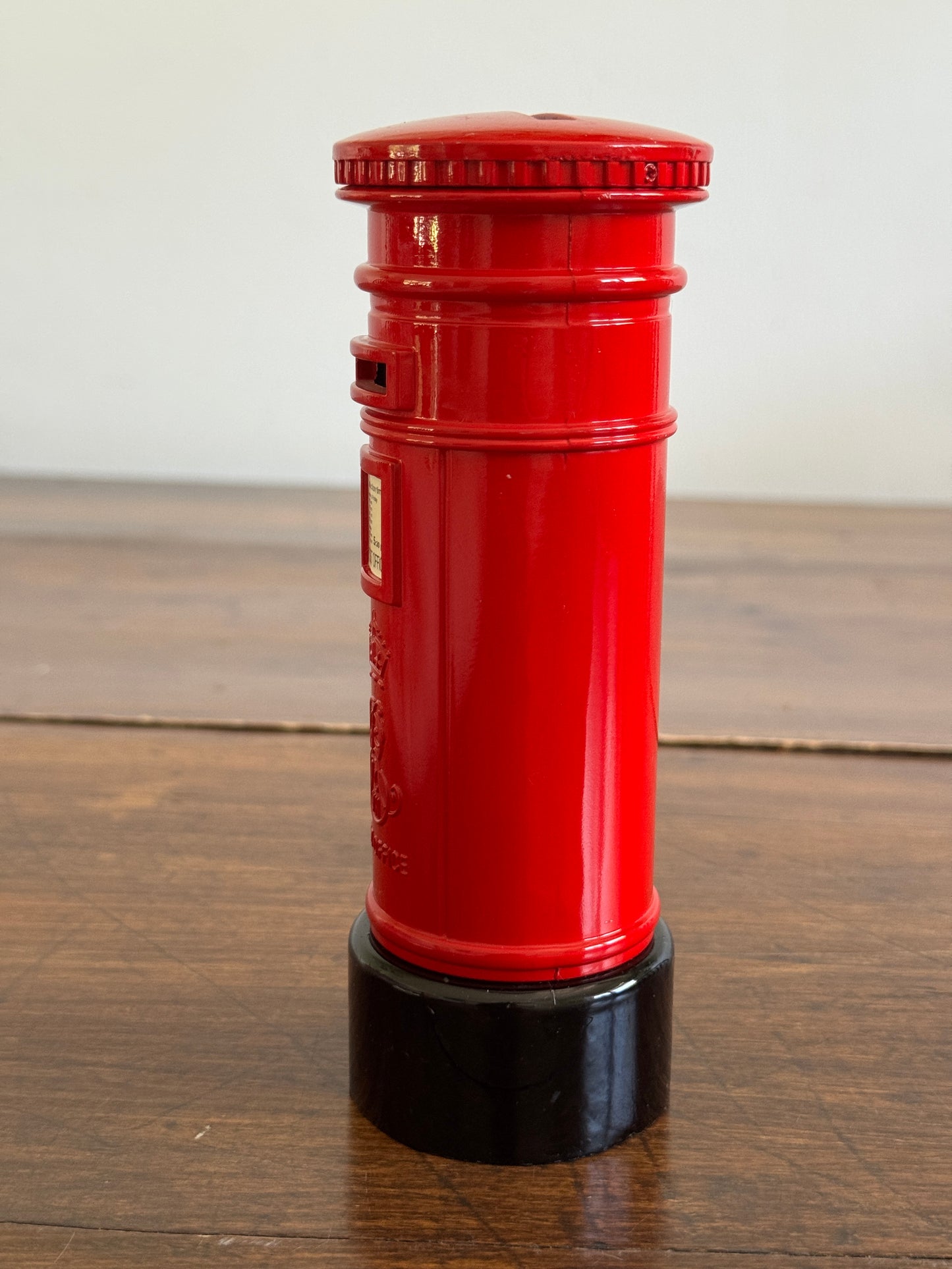 British Red Postbox Money Box - Piggy Bank Shaped Like Mail Box