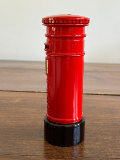 British Red Postbox Money Box - Piggy Bank Shaped Like Mail Box
