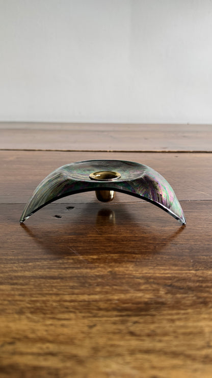 Glass Triangle Shaped Candleholder Kheops International - Made in Canada