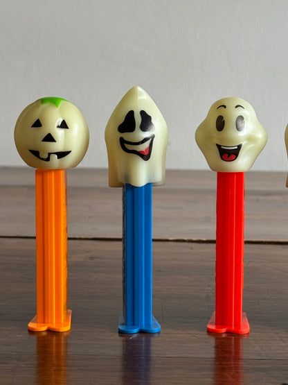 PICK ONE: Vintage Spooky Holiday Ghost or Pumpkin Topped Pez
