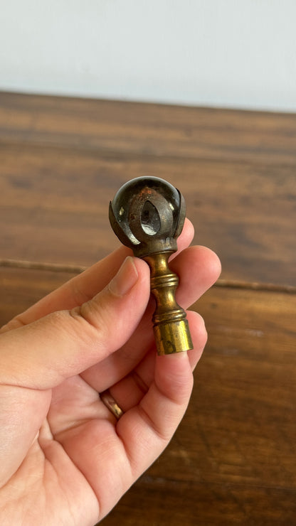 Pick One: Vintage Glass Marble Lamp Finial