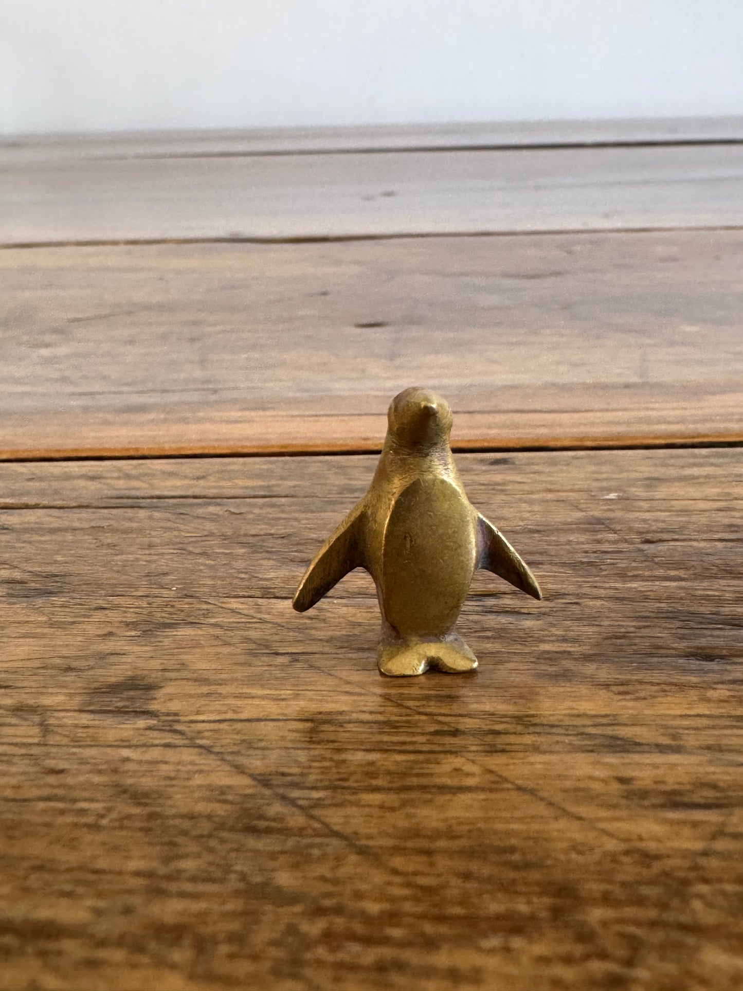 Vintage Micro Mini Brass Penguin Made in Austria