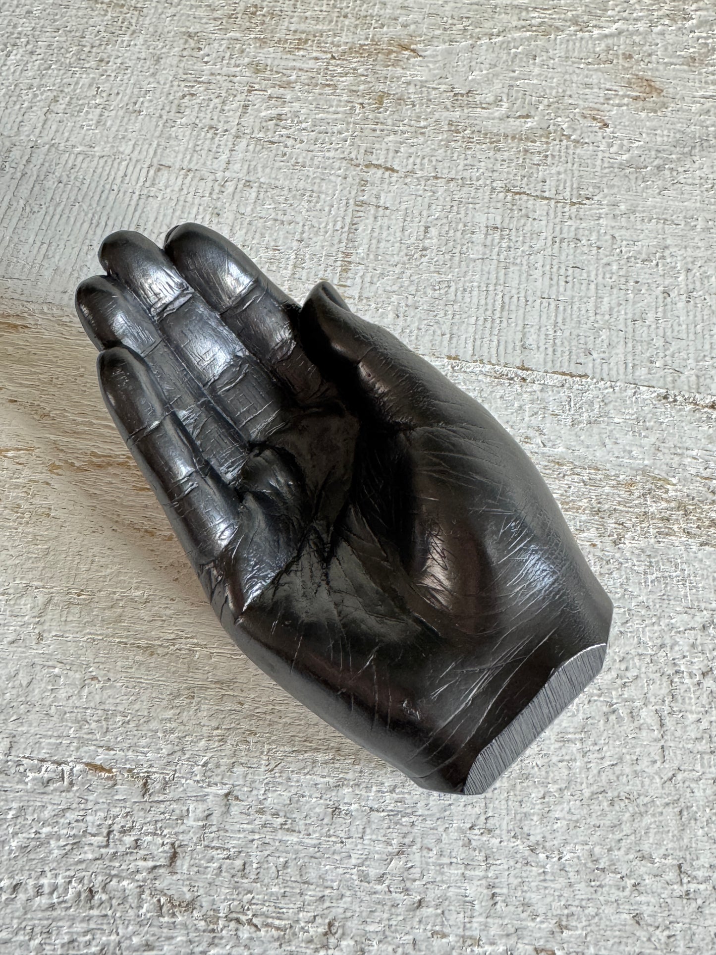 2004 Vintage Graphite Writing Hang - Open Hand Graphic Sculpture by Batle Studio