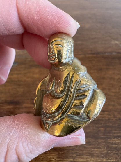 Vintage Miniature Buddah Statue Figurine