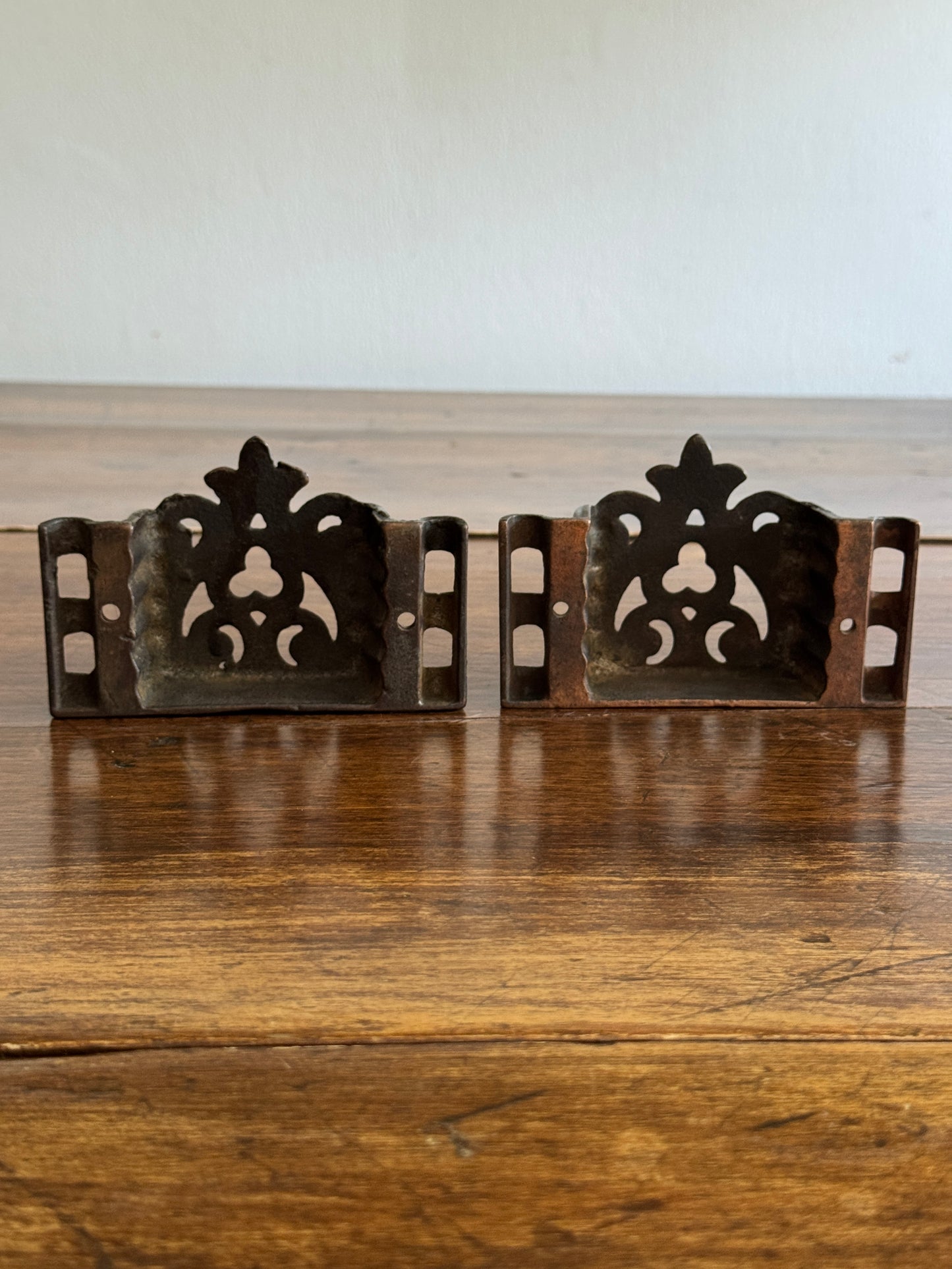 PICK ONE: Single Wall Mounted Vintage Hardware Holder - Wall Match Box Holder