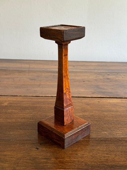 Hand Crafted Wood Display Stand - Squared Hat Stand