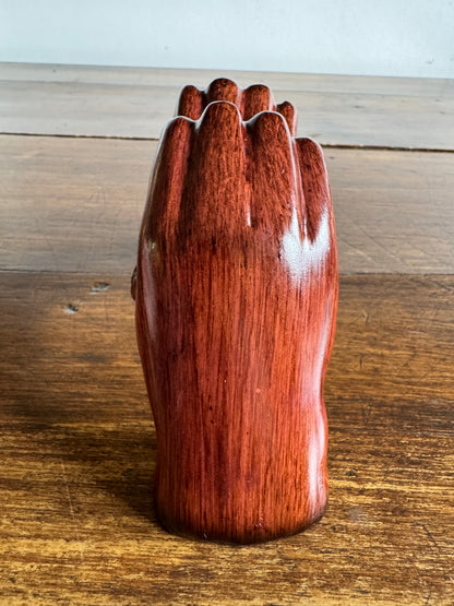 Ceramic Hands Making Heart Shape Figurine
