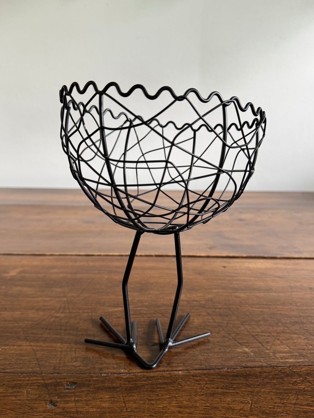 Lightweight Metal Wire Mesh Bird Leg Basket