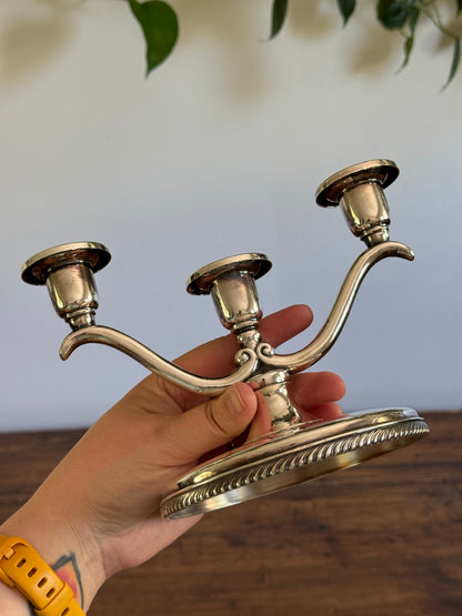 Vintage Silver Plated Candelabra by Wm. A. Rogers - Made in Canada