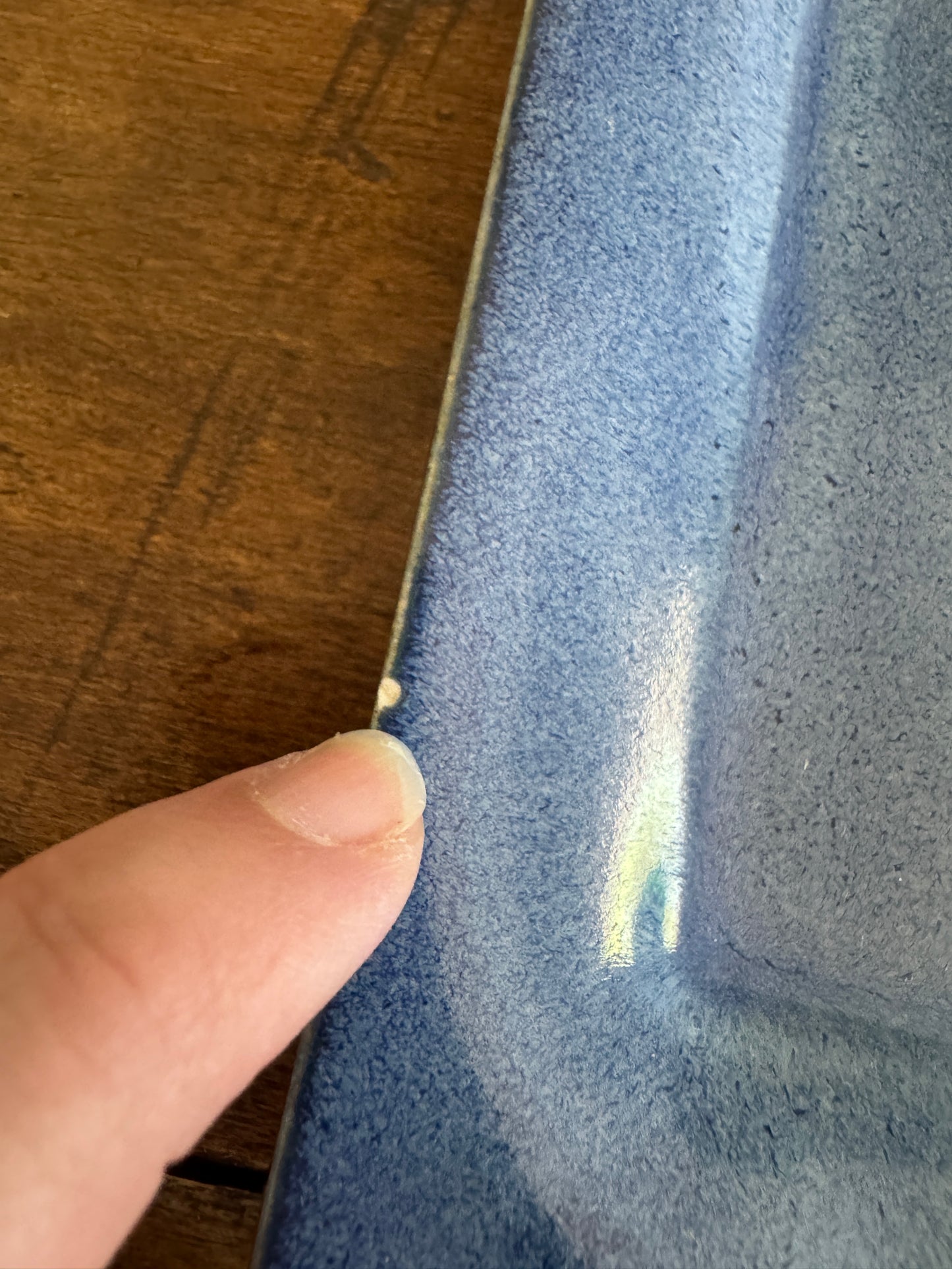 Pick One: Hand Crafted Pottery Mixed Blue Plates