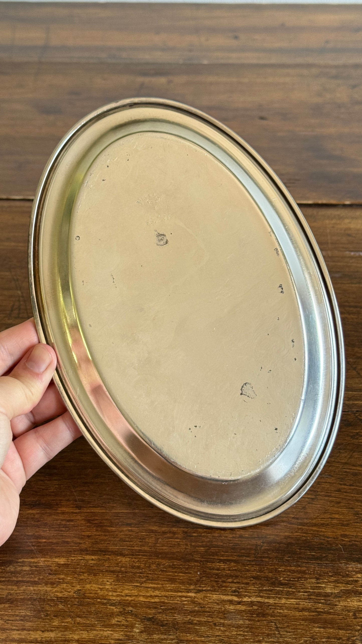Small Oval Silver Trinket Dish - Silverware Products