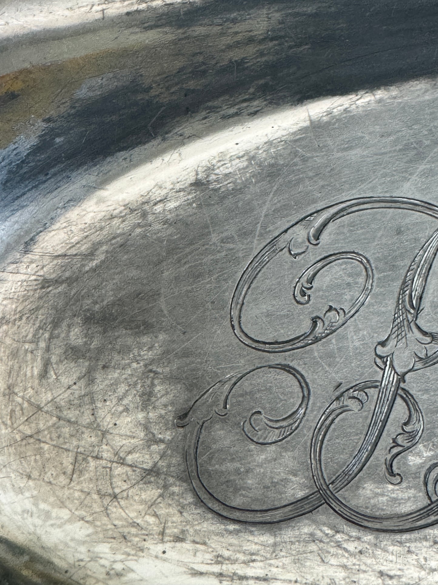 Vintage Silver Plated Bread Dish with Lovely BREAD Word Engraving