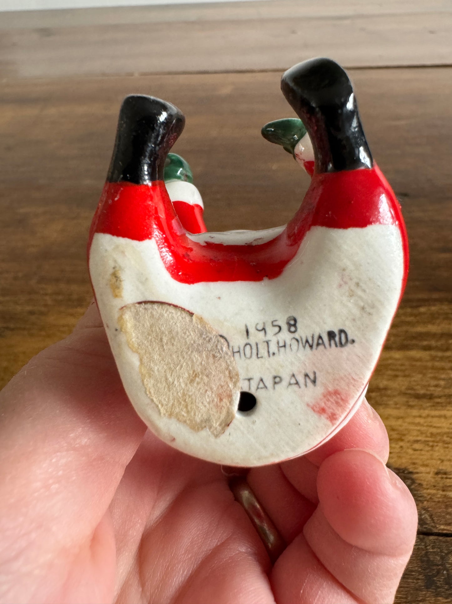 Vintage Holt Howard Santa Candle Hugger - Condition Issues