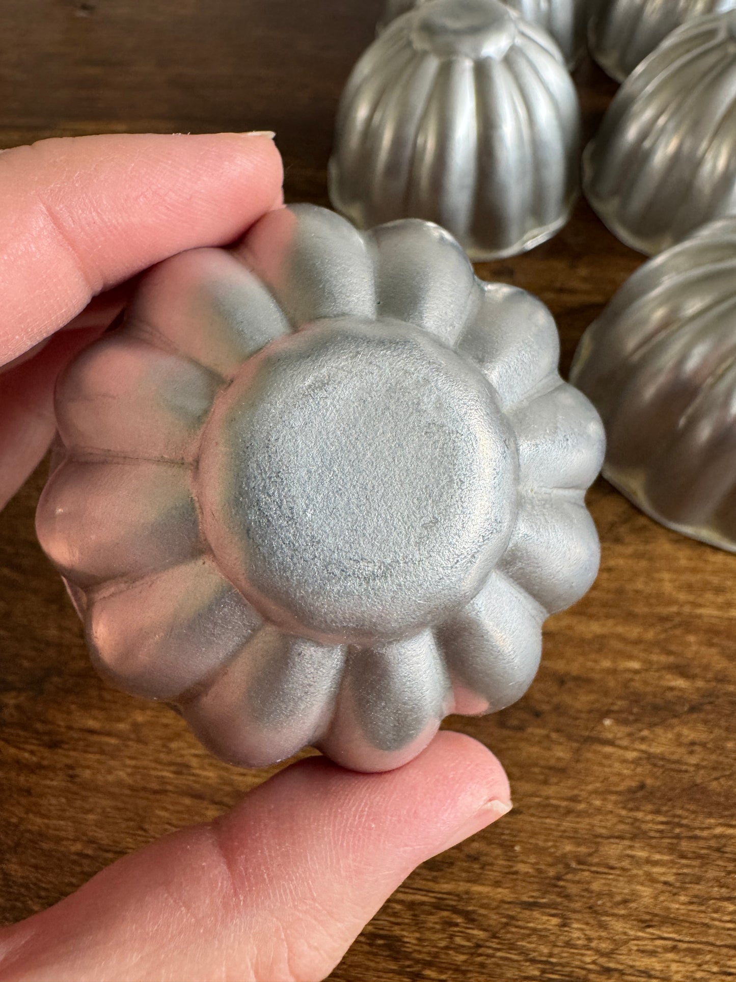 Set of Eight Vintage Dessert Kitchen Molds