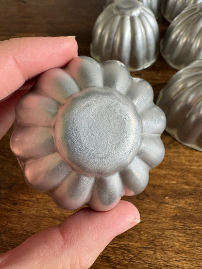 Set of Eight Vintage Dessert Kitchen Molds
