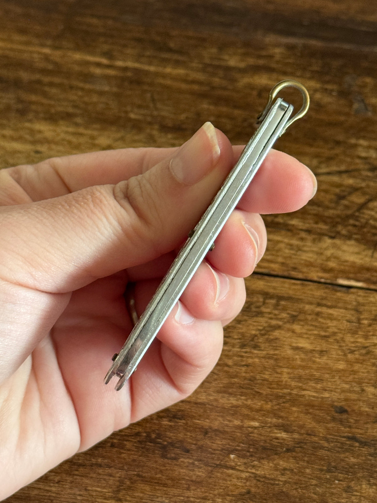 Vintage Metal Animal Embossed Folding Pocket Knife