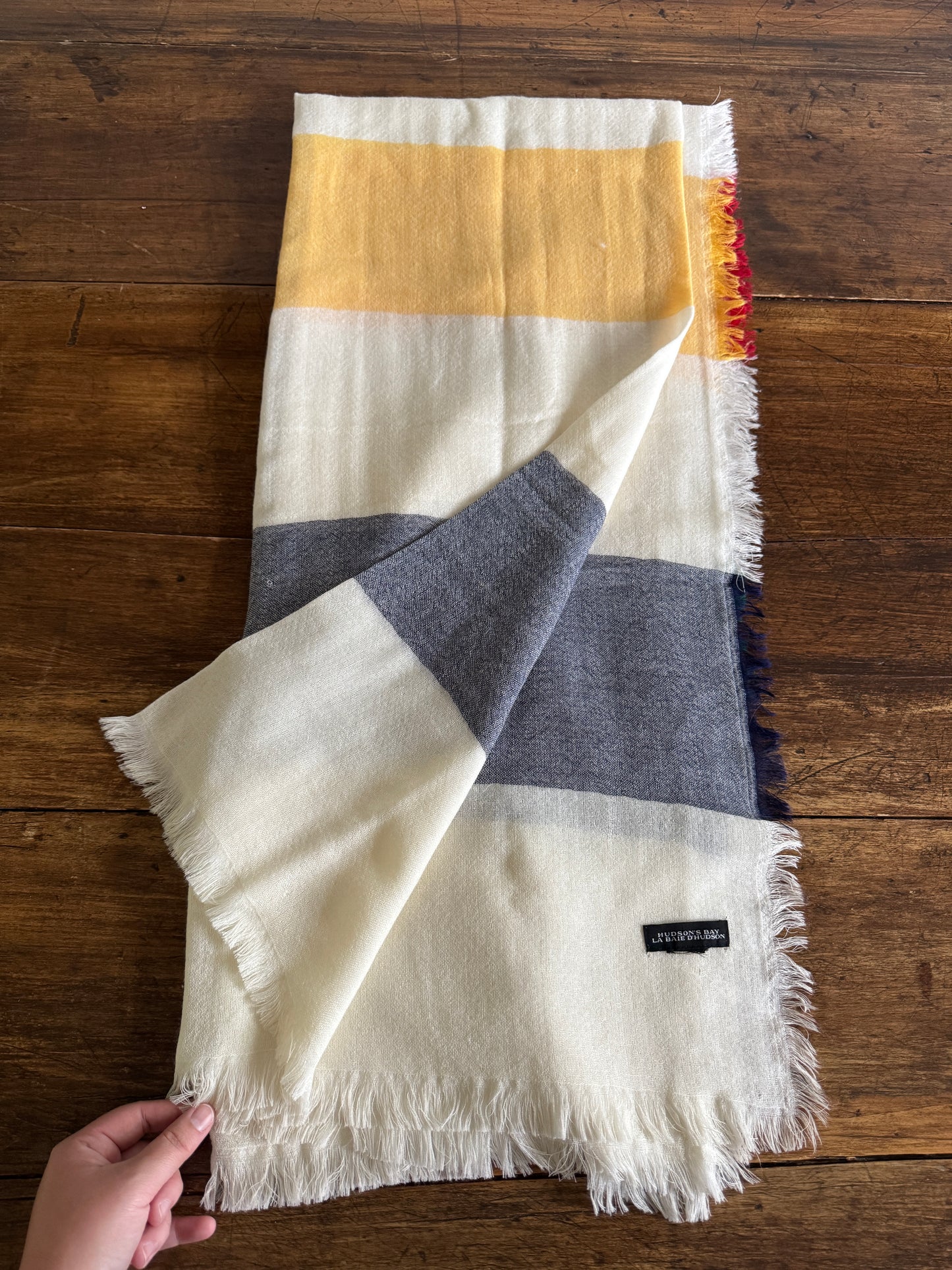 Hudson’s Bay Company Lightweight Coloured Stripe Scarf