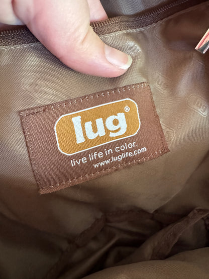 Brown Lug Bag with Lots of Pockets