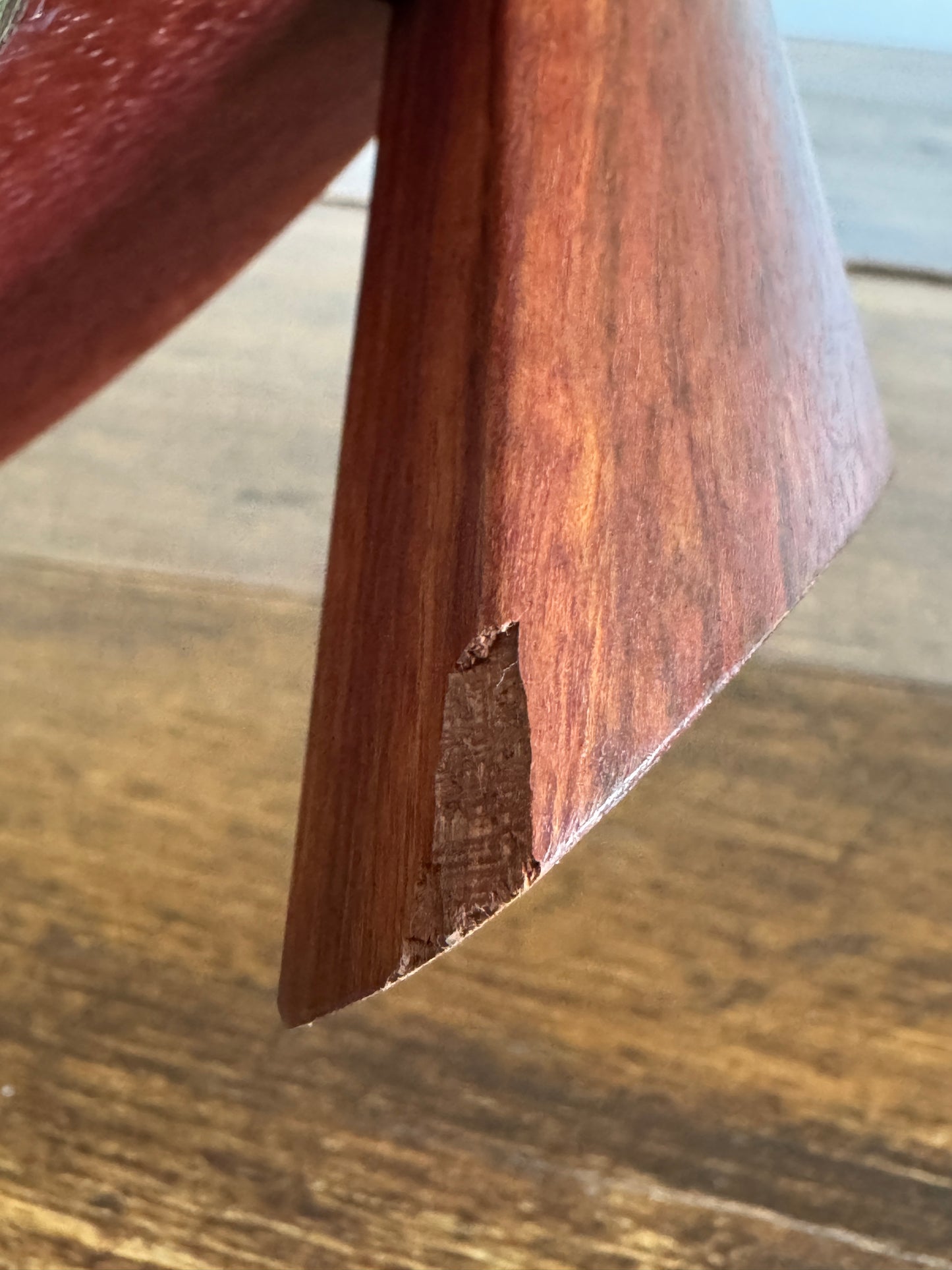 Wooden Ikebana Pin Frog Vase - Mid Century Disc Style