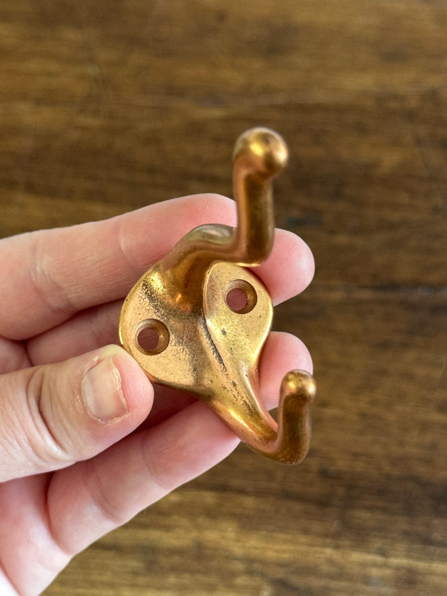 SINGLE - Copper Double Wall Hook