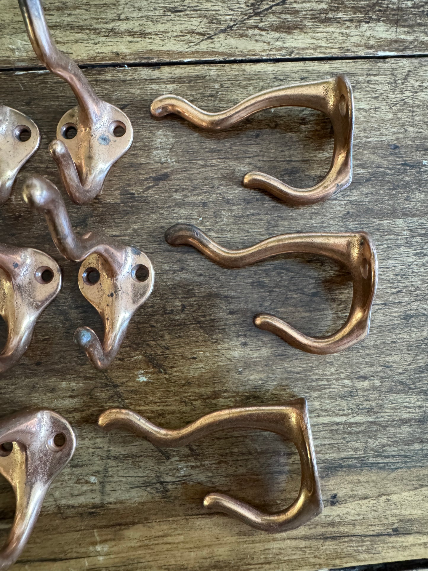 SINGLE - Copper Double Wall Hook