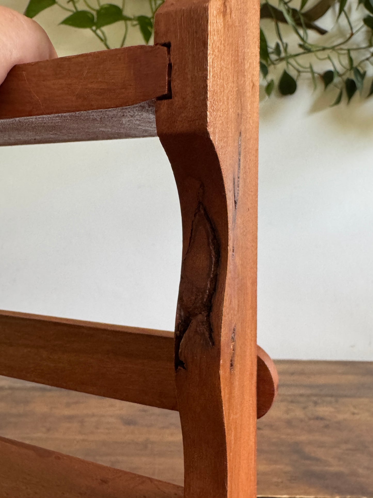 Large Spice Rack with Simple Wood Carved Edging - Wall Mounted