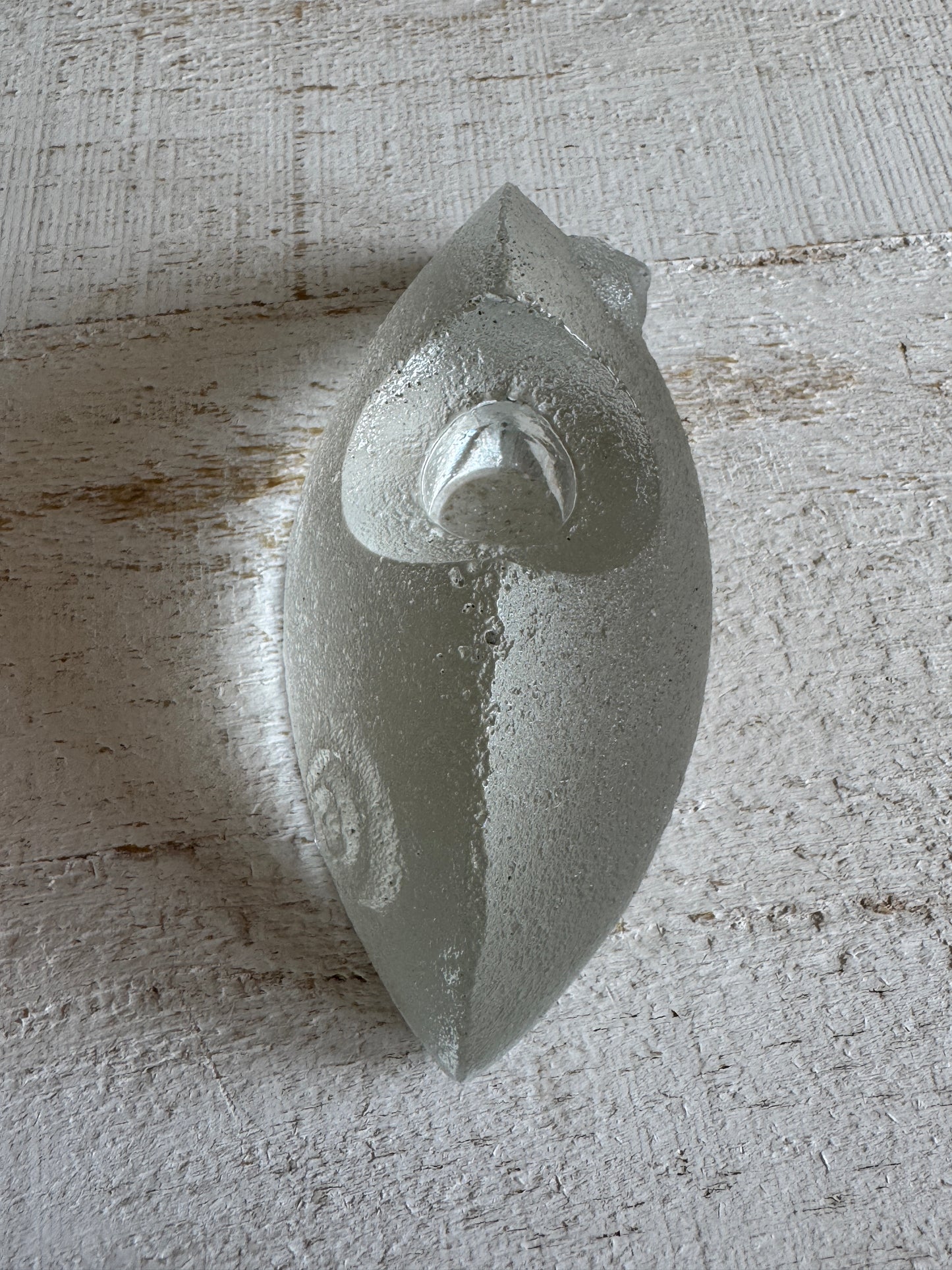 Cold Creek Clear Glass Candle Holder with Design Sides