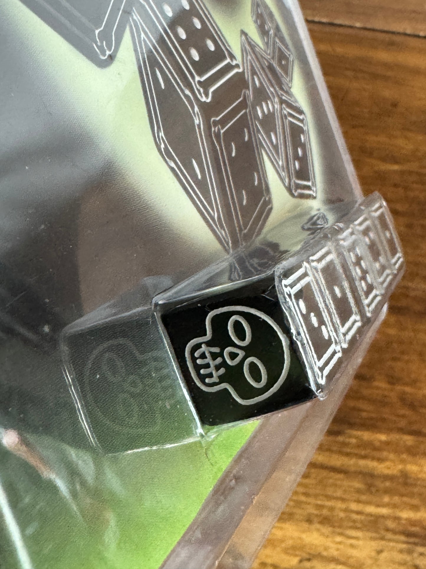 Spooky Math Dice Game with Black Dice Showing Skull Symbol