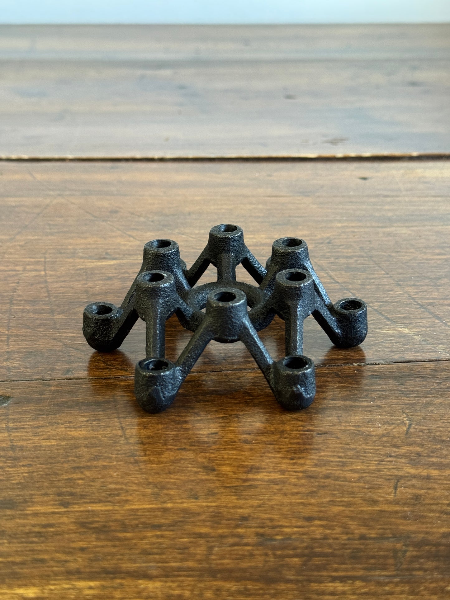 Vintage Metal Skinny Tapered Candle Japan Spider Candleholder