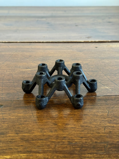 Vintage Metal Skinny Tapered Candle Japan Spider Candleholder